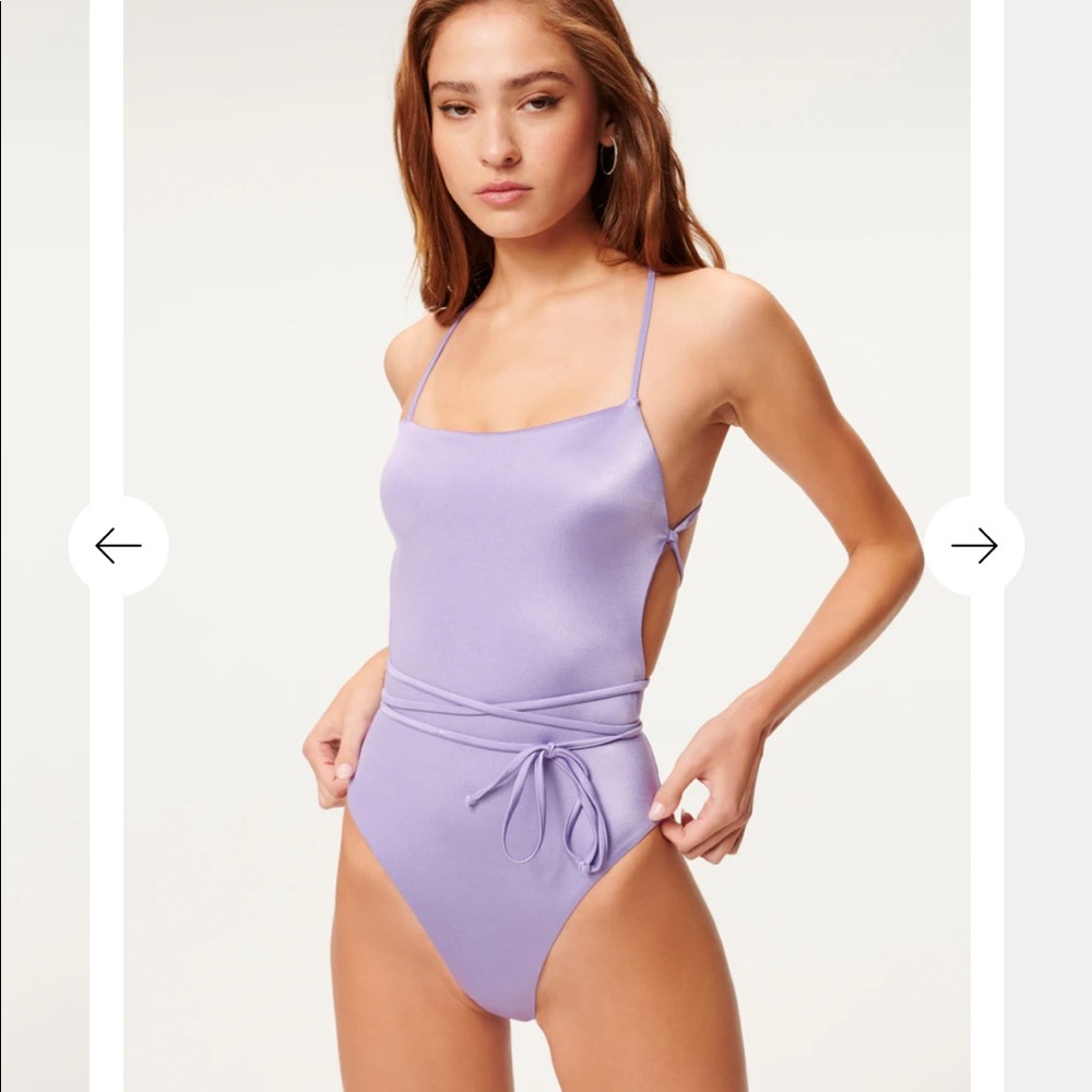 Good American Shine Barely There one piece